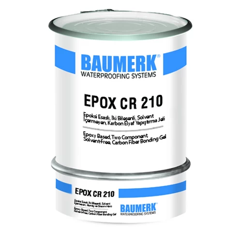 Epoksi Esaslı, İki Bileşenli, Solvent İçermeyen, Karbon Elyaf Yapıştırma Jeli - EPOX CR 210